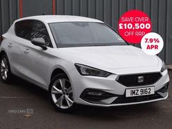 White New 2025 Seat Leon FR Hatchback | £25,995 (Expensive)