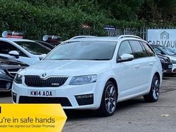 White Used 2014 Skoda Octavia vRS Estate | £13,194 (Fair price)