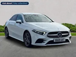 White Used 2021 Mercedes A180 Executive Sedan | £21,099 (Fair price)