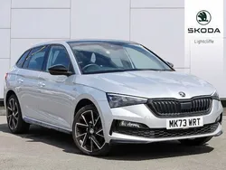 Brilliant silver metallic Used 2023 Skoda Scala Monte Carlo Hatchback | £18,390