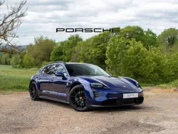 Gentian blue metallic Used 2022 Porsche Taycan GTS Sport Turismo Sedan | £68,745