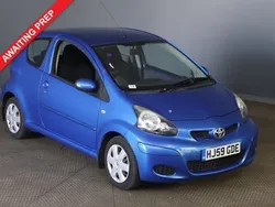 Blue Used 2009 Toyota Aygo Hatchback | £3,199 (A bit pricey)