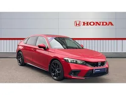 Red Used 2022 Honda Civic Advance Hatchback | £29,385 (Fair price)