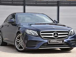 Blue Used 2017 Mercedes E220 AMG line Sedan | £12,430 (Fair price)