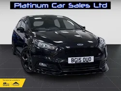 Black Used 2015 Ford Focus ST Hatchback | £9,995 (Expensive)