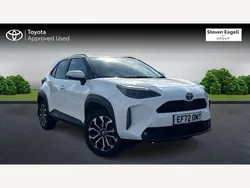 White Used 2023 Toyota Yaris Hybrid Design Hatchback | £20,634 (Expensive)