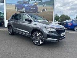 Graphite grey metallic Used 2024 Skoda Karoq SportLine SUV | £27,995 (Fair price)