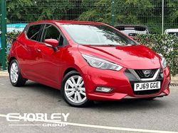 Red Used 2019 Nissan Micra Acenta Hatchback | £8,814 (Fair price)