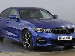 Blue Used 2021 BMW 330e M Sport Sedan | £23,500 (Fair price)