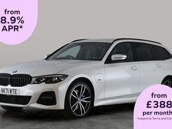 White Used 2021 BMW 330e M Sport Estate | £25,415 (Fair price)