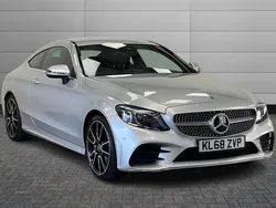 Iridium silver Used 2019 Mercedes C300 AMG Line Premium Coupe | £19,450 (Good price)