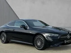 Obsidian black metallic Used 2025 Mercedes CLE300 AMG Line Premium Plus Coupe | £53,890 (Fair price)