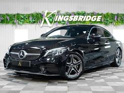 Black Used 2022 Mercedes C200 AMG line Coupe | £22,800 (Good price)