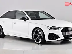 Ibis white Used 2021 Audi A4 Black Edition Sedan | £22,890 (Fair price)