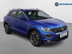 Blue Used 2020 VW T-Roc R-line SUV | £18,399 (Fair price)