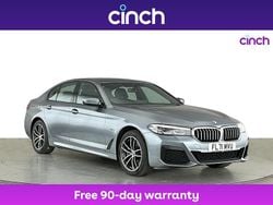 Blue Used 2021 BMW 530e M Sport Sedan | £22,799 (Fair price)