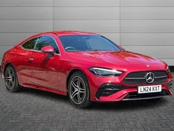 Patagonia red Used 2024 Mercedes CLE200 AMG line Coupe | £38,495