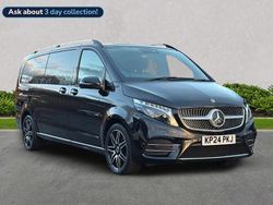 Black Used 2024 Mercedes V300 AMG line MPV | £69,055 (Expensive)