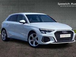 White Used 2023 Audi A3 S-Line Hatchback | £24,525 (Fair price)