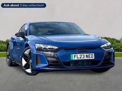 Blue Used 2023 Audi RS e-tron GT Comfort Sedan | £63,500 (Expensive)