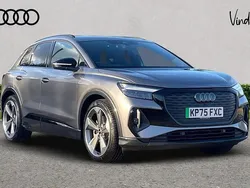 Grey New 2025 Audi Q4 e-tron Black Edition SUV | £46,000 (Super price)