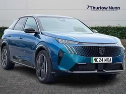 Blue Used 2024 Peugeot e-3008 GT SUV | £27,500 (Fair price)