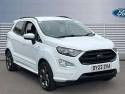White Used 2022 Ford Ecosport ST-Line SUV | £13,103 (Fair price)