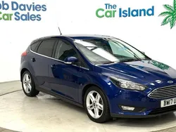 Blue Used 2017 Ford Focus Zetec Hatchback | £8,100 (Fair price)