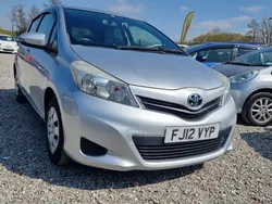 Silver Used 2012 Toyota Yaris Hatchback | £5,795