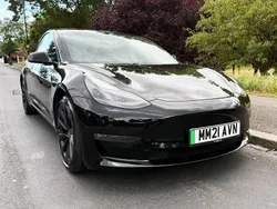 Black Used 2021 Tesla Model 3 Long Range AWD Sedan | £14,795 (A bit pricey)