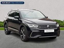 Black Used 2025 VW Tiguan Allspace R-line SUV | £33,464 (Fair price)