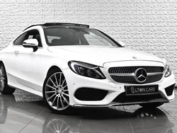 White Used 2016 Mercedes C200 AMG line Coupe | £16,995 (Fair price)