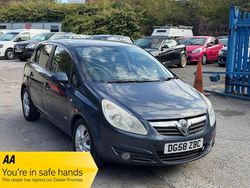 Blue Used 2008 Vauxhall Corsa Design Edition Hatchback | £1,989 (Fair price)