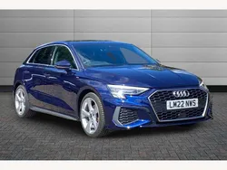 Navarra blue Used 2022 Audi A3 S-Line Hatchback | £23,150 (Fair price)