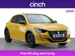 Yellow Used 2021 Peugeot 208 GTi Hatchback | £14,399 (Fair price)