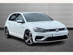 Pure white Used 2019 VW Golf VII R Hatchback | £23,250 (Fair price)