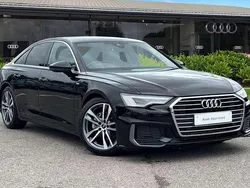 Black Used 2022 Audi A6 S-Line Sedan | £27,190 (Good price)