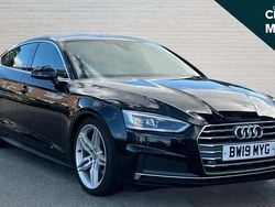 Black Used 2019 Audi A5 Sportback S-Line Hatchback | £15,213 (Good price)
