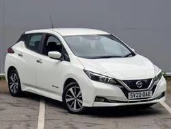 White Used 2020 Nissan Leaf Acenta Hatchback | £10,393 (Fair price)