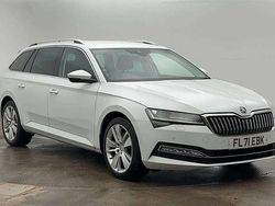 Moon white metallic Used 2021 Skoda Superb SE L Estate | £16,140 (Fair price)