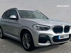 Silver Used 2019 BMW X3 M Sport SUV | £26,290 (Good price)