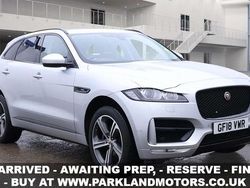 Silver Used 2018 Jaguar F-Pace R-Sport SUV | £16,995 (Fair price)