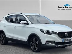White Used 2018 MG ZS Exclusive Sedan | £9,500 (Fair price)