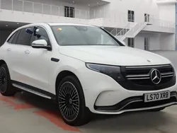 White Used 2020 Mercedes EQC400 AMG line SUV | £27,499 (Fair price)