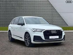 White Used 2022 Audi Q7 Black Edition SUV | £46,995 (Fair price)