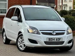 White Used 2014 Vauxhall Zafira MPV | £3,000 (A bit pricey)