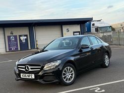 Black Used 2016 Mercedes C200 SE Sedan | £6,995 (Fair price)