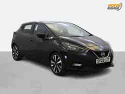 Black Used 2022 Nissan Micra Tekna Hatchback | £13,295 (Fair price)