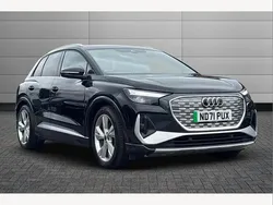 Black Used 2021 Audi Q4 e-tron S-Line SUV | £27,050 (Good price)