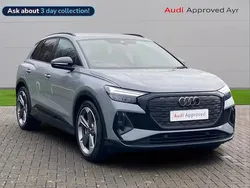 Grey Used 2024 Audi Q4 e-tron Black Edition SUV | £38,729 (Fair price)